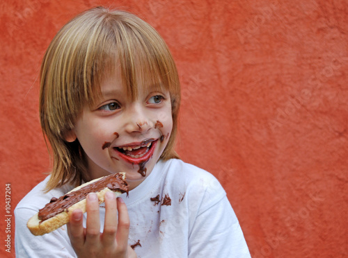 Heure du goûter joyeuse