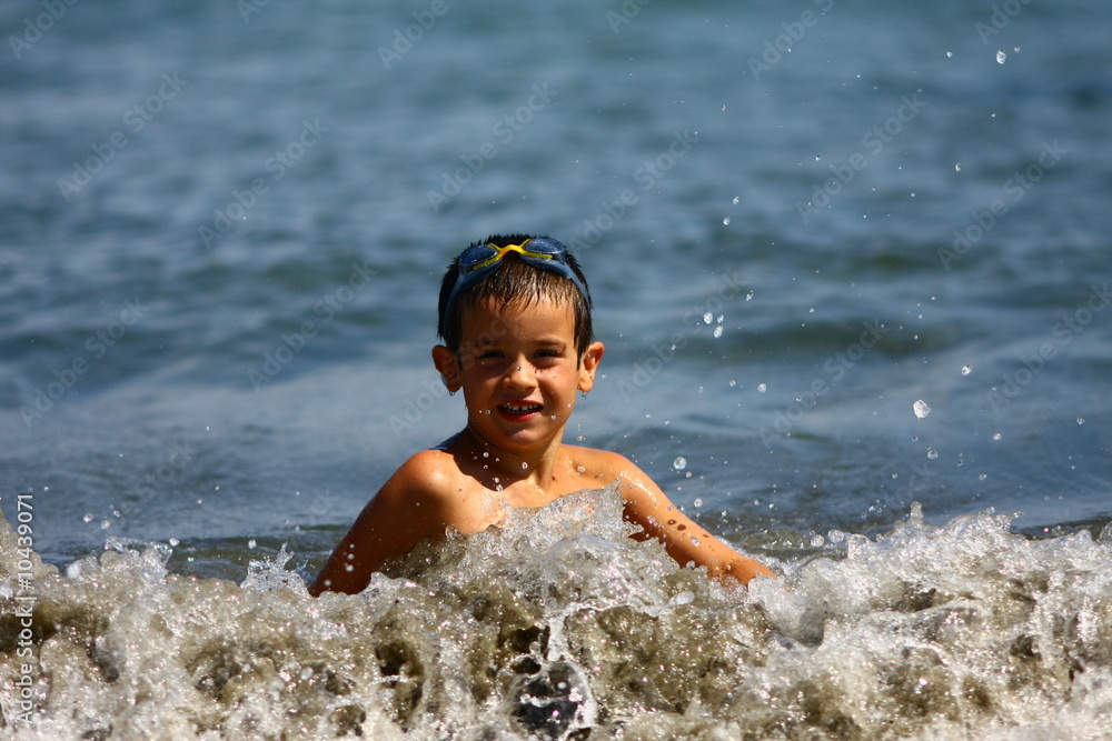 Obraz premium bain de vagues