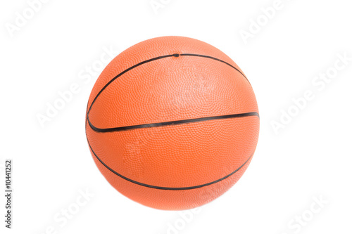 Photo of one basketball on a over white background © Gelpi
