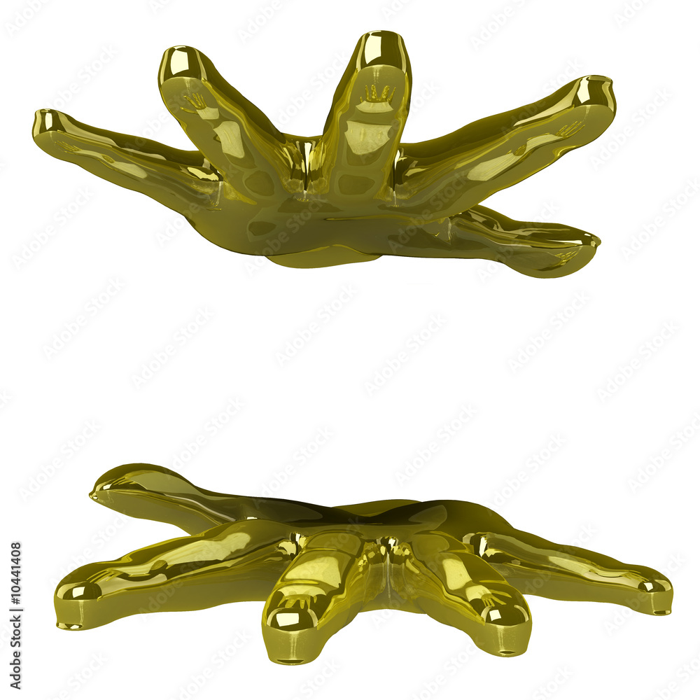 Fototapeta premium Golden Hands