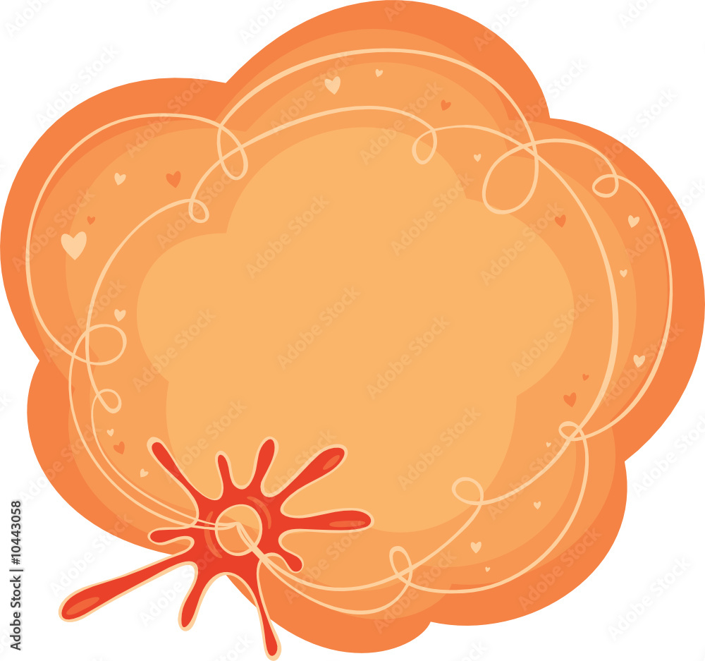 Orange template Stock Vector | Adobe Stock