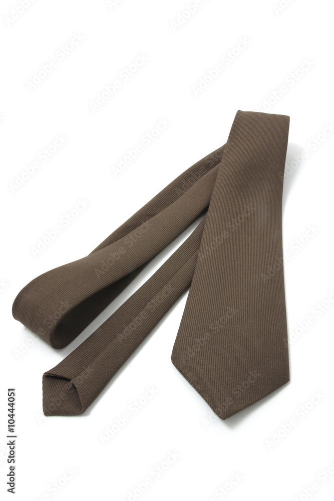 Necktie on Isolated White Background Necktie on Isolated White Background