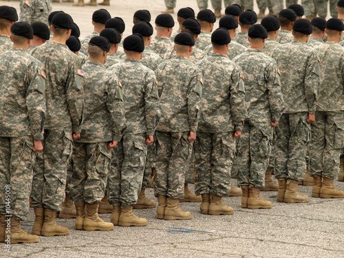 soldiers in formation