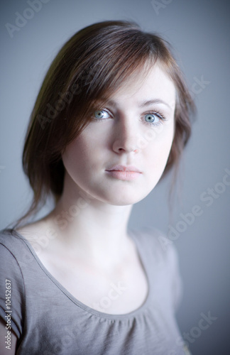Portrait of a beautiful young lady.