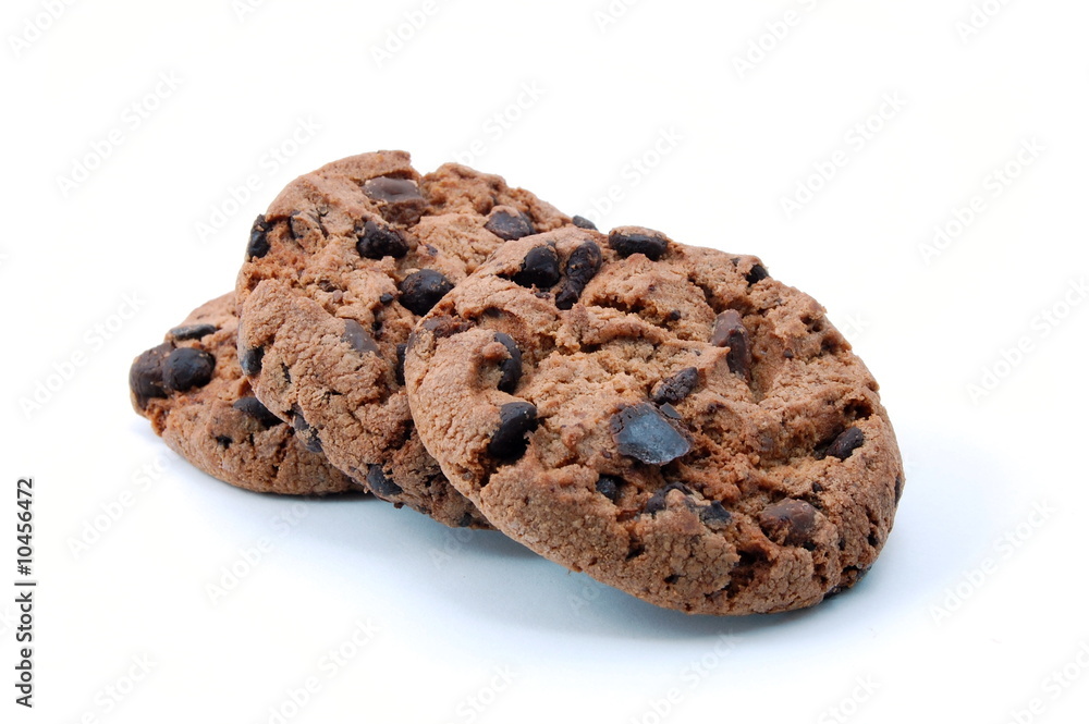 sweet cookies isolated on a white background sweet cookies isolated on a white background