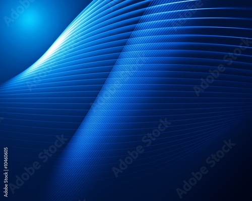 abstract dark blue background with lines in perspective