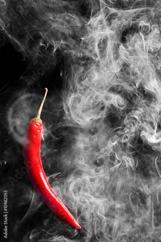 Smoking Jalapeno Hot Pepper