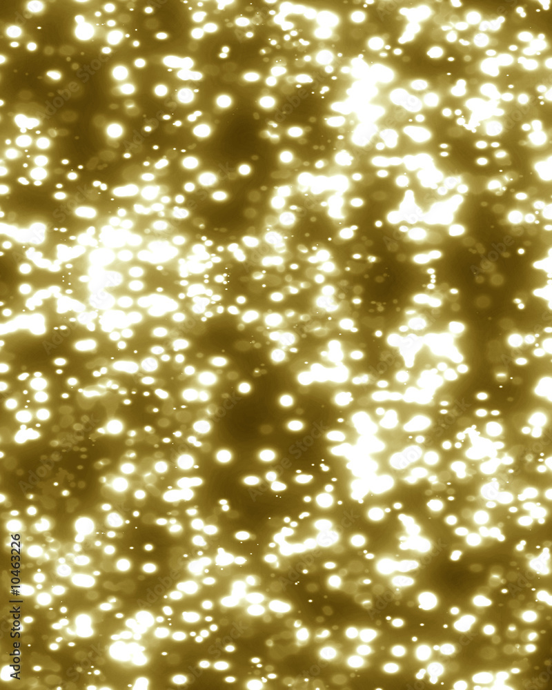 glittering christmas lights on a golden background glittering christmas lights on a golden background