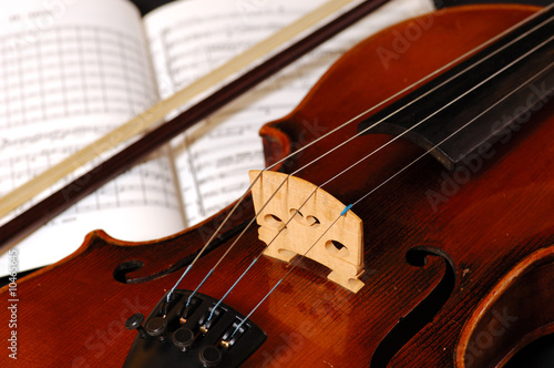 Violin and bow