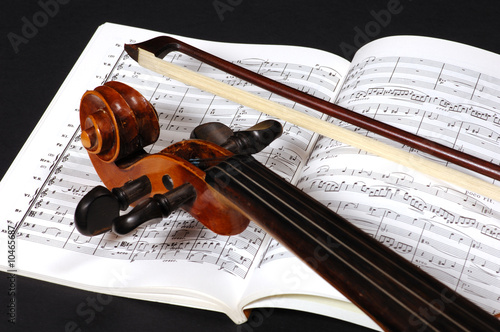 Violin and bow