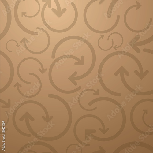 seamless illustrated golden background design