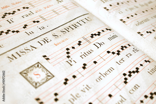 Medieval chorus book photo