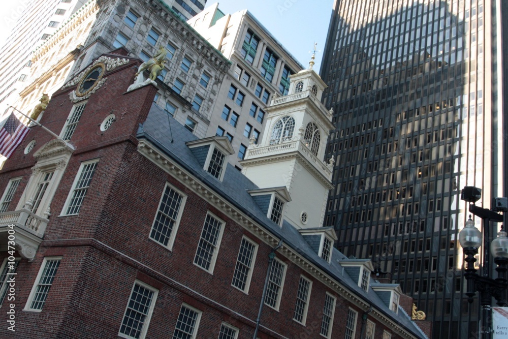 Fototapeta premium Boston centro città