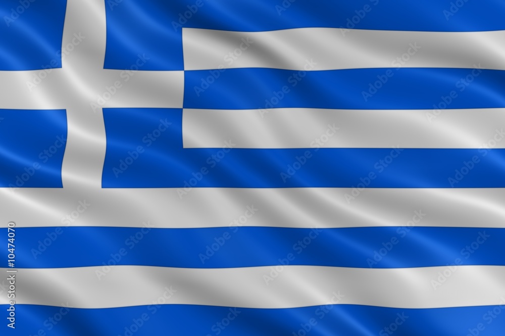 Flagge von Griechenland Flagge von Griechenland