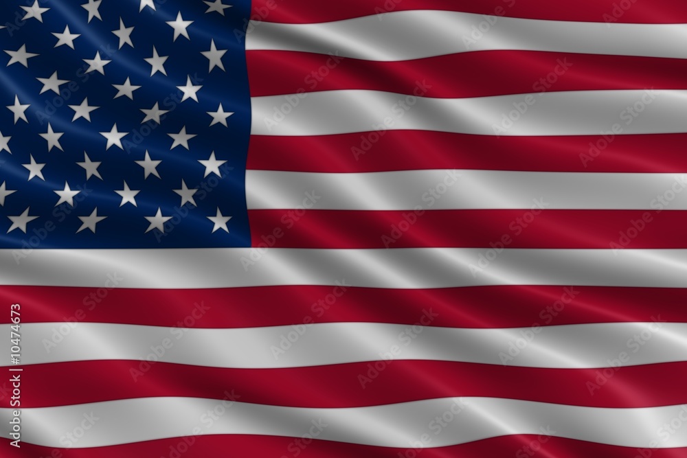Naklejka premium Flagge der USA