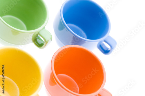 Four Colorful Mugs