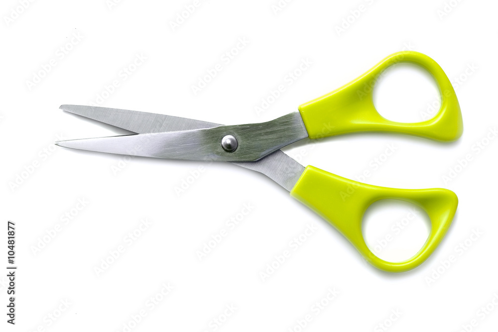 Scissors are isolated on a white background Scissors are isolated on a white background