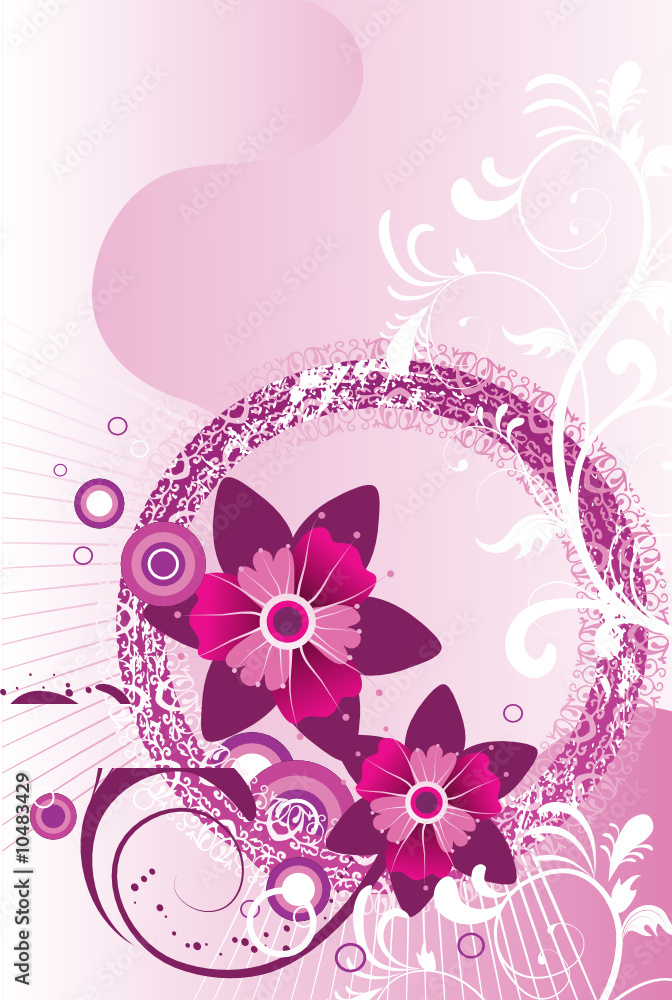 abstract floral background abstract floral background