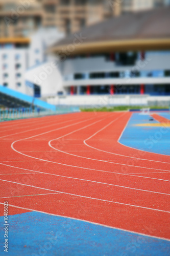 stadium with running track