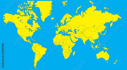 World map vector illustration