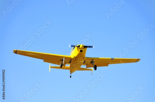 Yellow Plane Overhead