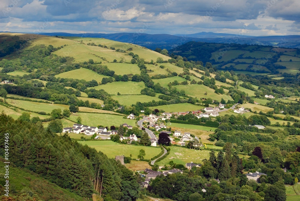 Village in Welsh valley