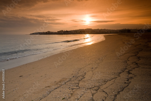 Fototapeta Naklejka Na Ścianę i Meble -  Sunset at beach in Spain
