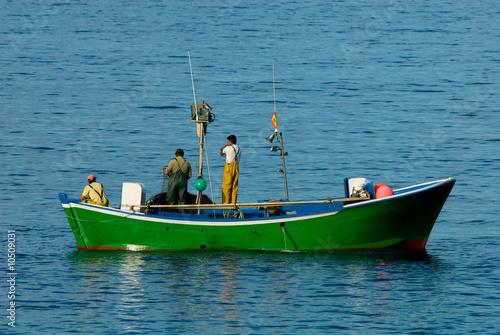 small fishing boat in La Palma (the canary islands spain)