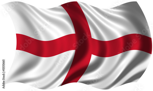 Canvas Print Flag of the Patron Saint of England, St George