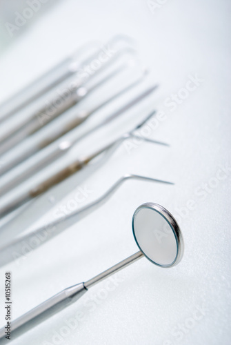 close up dental instruments .shallow DOF