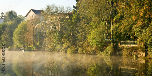 Cuadro en lienzo Panorama sur la sevre nantaise 2