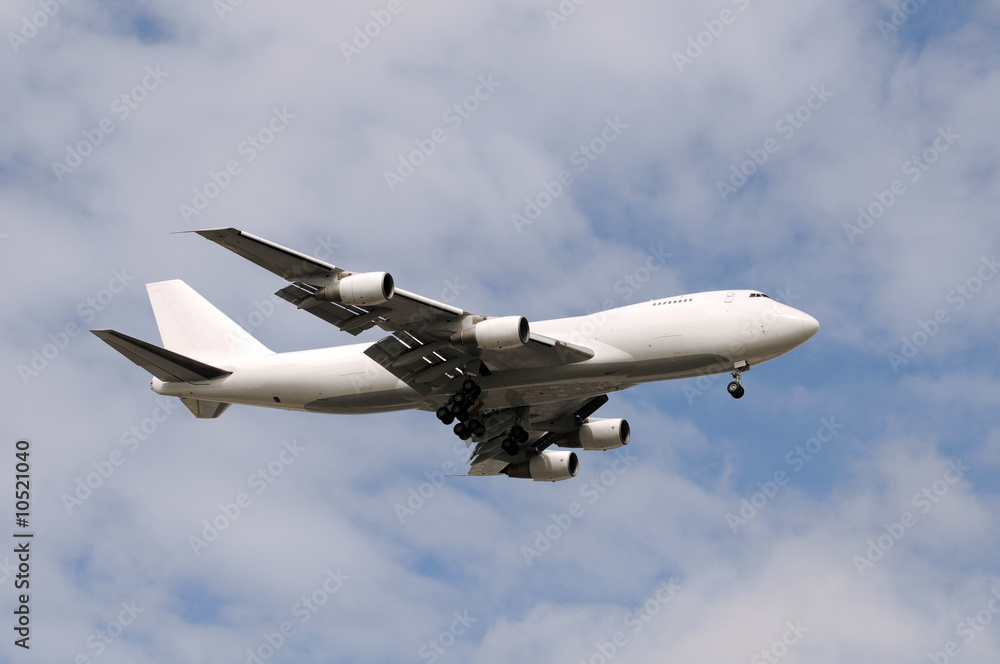Heavy cargo jet airplane delivering freight worlwide Heavy cargo jet airplane delivering freight worlwide
