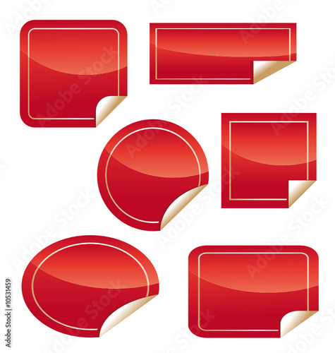 Red stickers