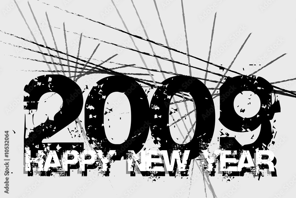 Obraz premium New Year grunge background