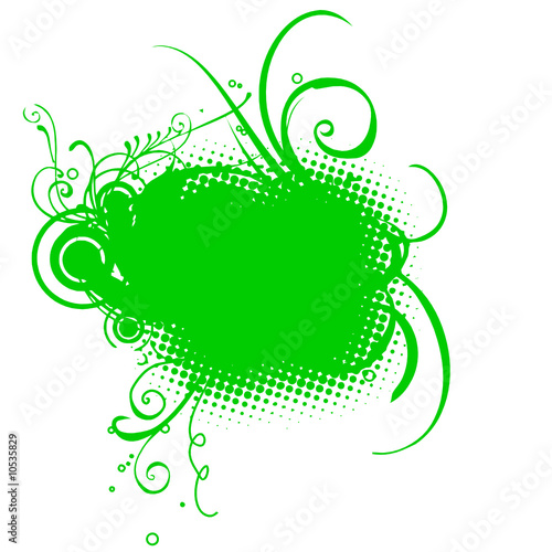FOND GRUNGE VERT FLUORESCENT