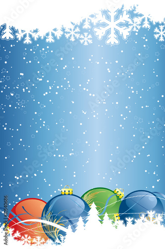 Abstract Vector Christmas Background