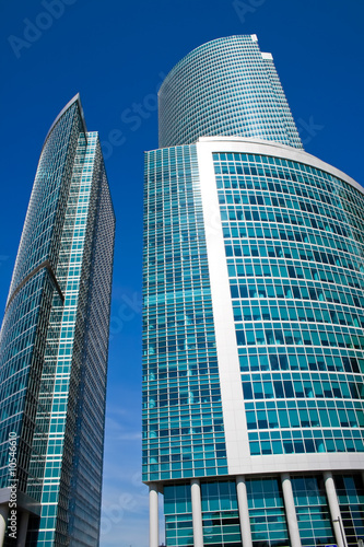 Skyscrapers of the Business Centre in Moscow city, Russia