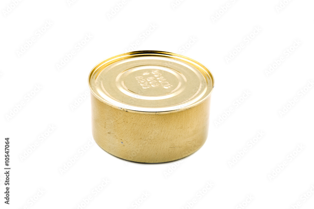 object on white - Tin with canned food object on white - Tin with canned food