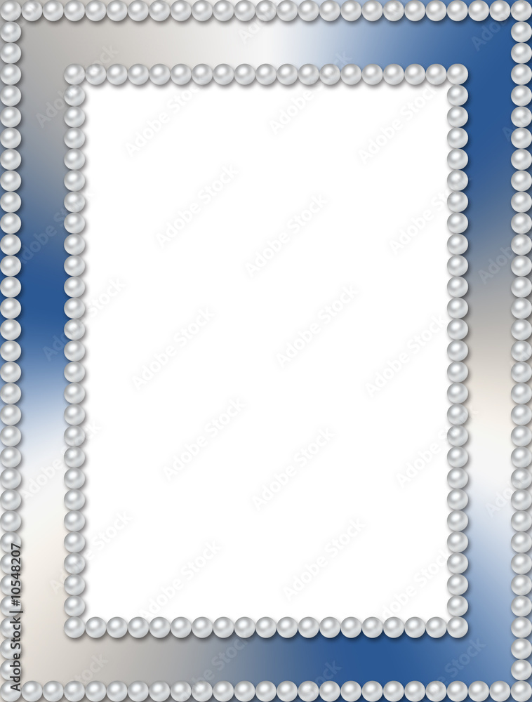 Rectangular paerl frame Rectangular paerl frame