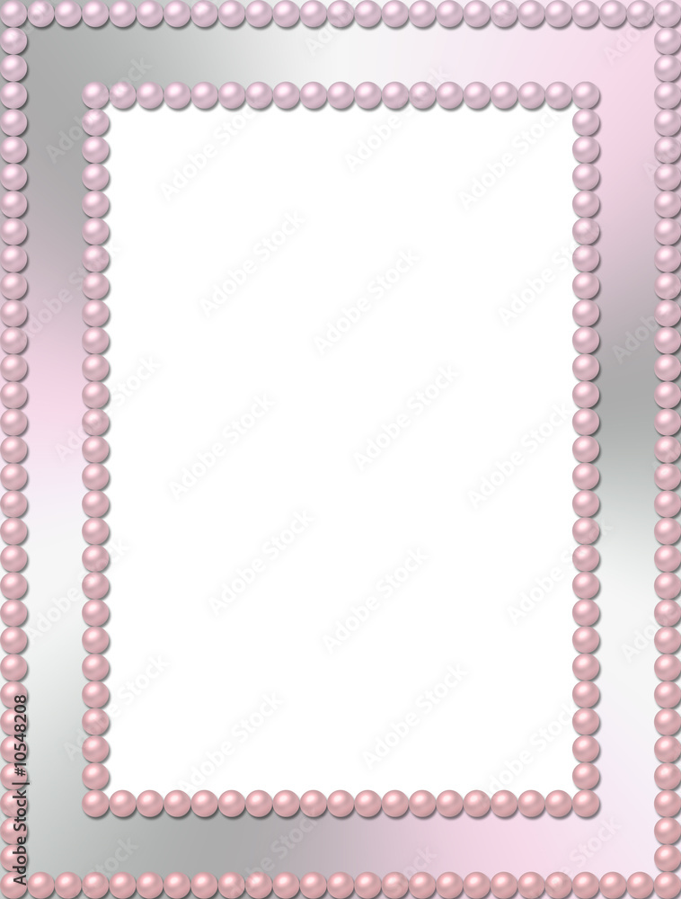 Rectangular paerl frame Rectangular paerl frame