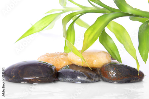 Photography stones zen isolated on white