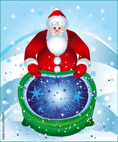 Santa Clause and magic bag