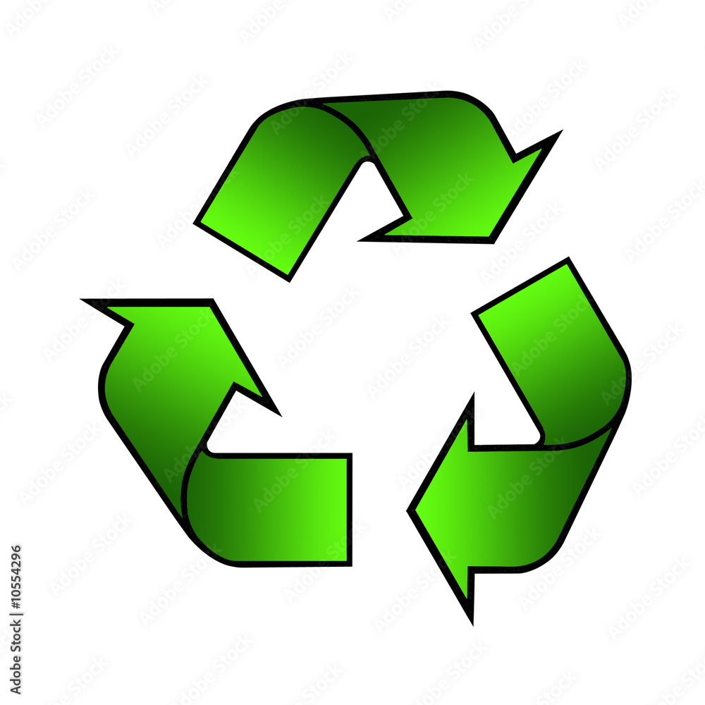 Obraz premium logo recyclage