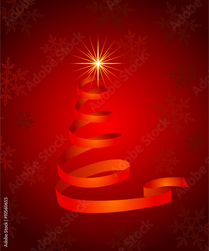 abstract christmas tree