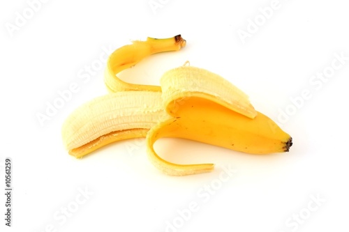 Peeled banana