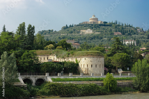 Verona historic center cityscape