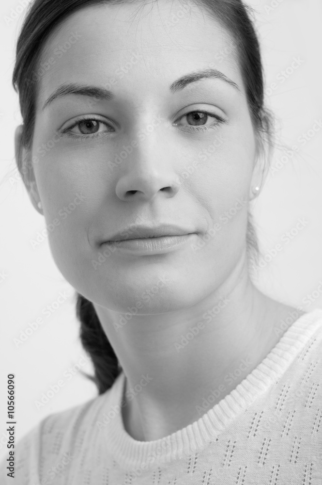 Beautiful young woman with a charming smile. Beautiful young woman with a charming smile.