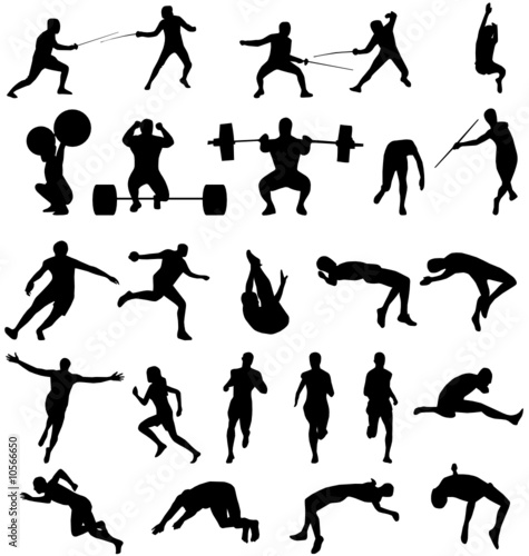 atletic silhouettes