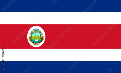 Bandiera Costa Rica photo