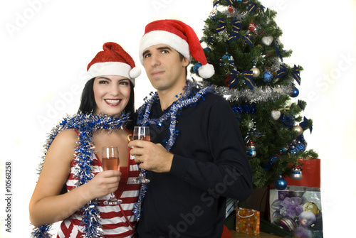 Christmas couple